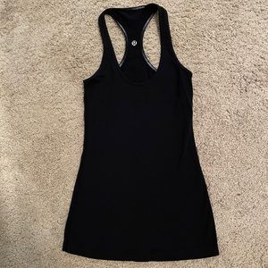 Black lululemon tank top